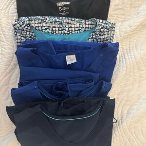 Lot of 5 Size Large Scrub Tops